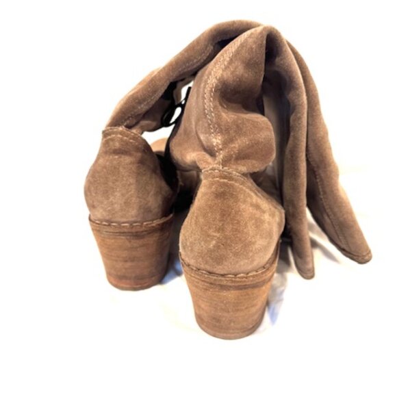 F+B Beige Suede Boots - Picture 5 of 5